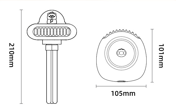 USB Baby Stroller Fan