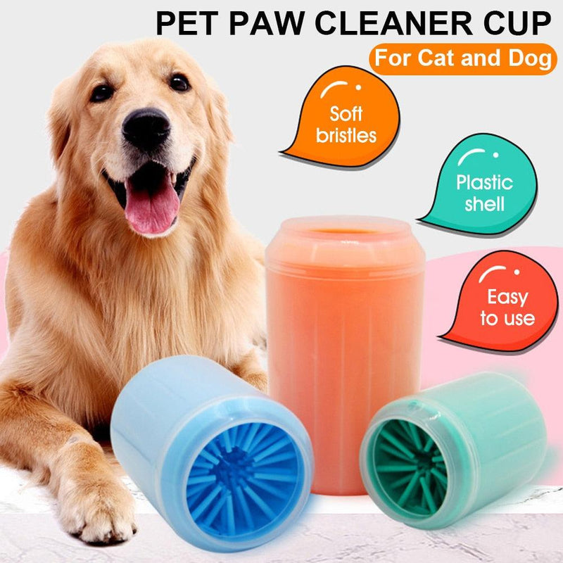 Paw cup outlet cleaner